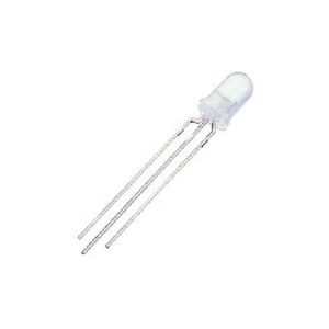 led pth 5mm bicolor verde vermelha encapsulamento branco leitoso l15rrg