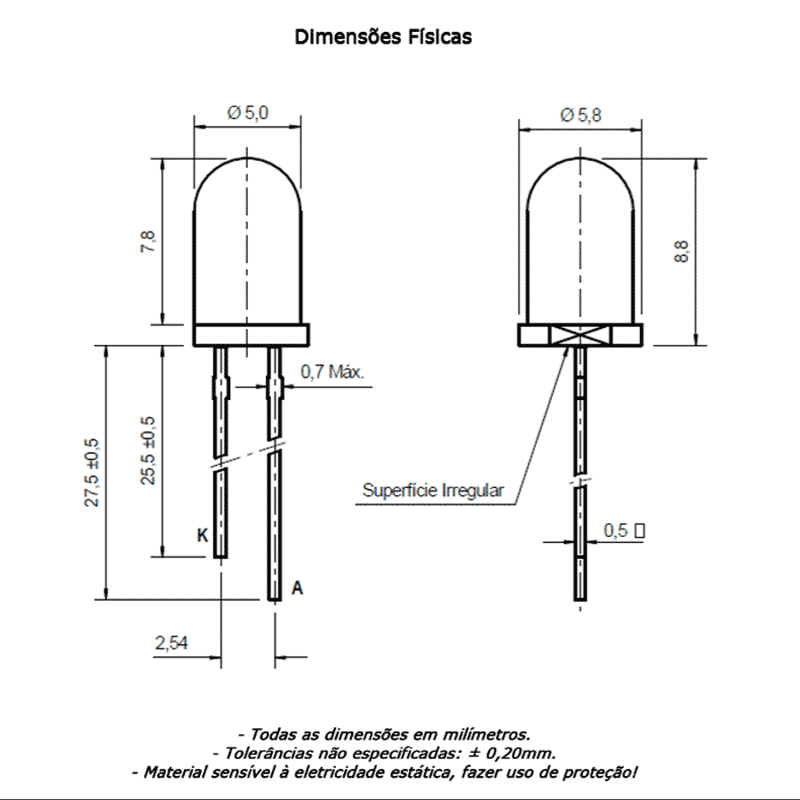led-pth-5mm-branca-fria-encapsulamento-hialino-LI120WHU-25CD-WN led pth 5mm branca fria encapsulamento hialino