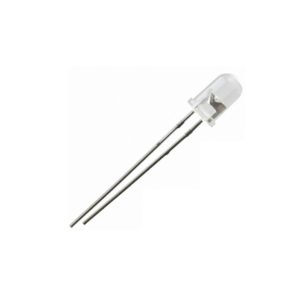 led pth 5mm branca fria encapsulamento hialino li120whu 25cd wn