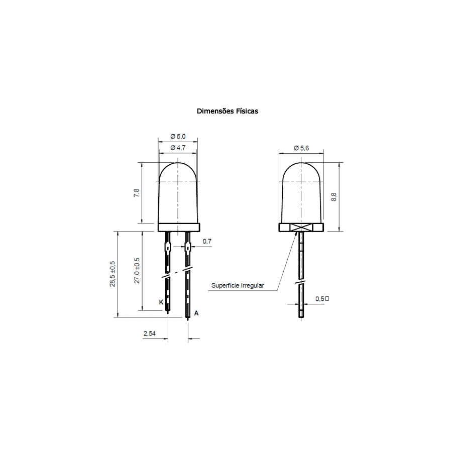 led-pth-5mm-conico-vermelha-encapsulamento-hialino-L421HC-URS-2 led pth 5mm conico vermelha encapsulamento hialino L421HC URS 2