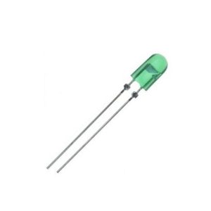 Led PTH 5mm elíptico Verde esmeralda encapsulamento Verde transparente com stopper L2211OVTS 15G3 H2