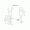 led pth 5mm eliptico vermelha alaranjado encapsulamento hialino L421HVO UOR 2
