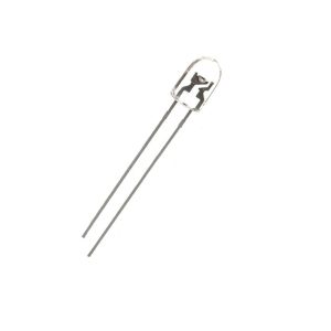 led pth 5mm eliptico vermelha alaranjado encapsulamento hialino l421hvo uor