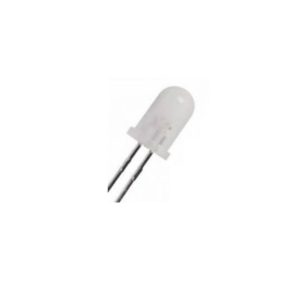 led pth 5mm laranja avermelhado encapsulamento branco leitoso l421l urs