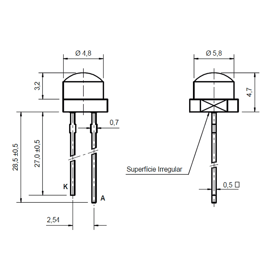 led-pth-5mm-perfil-baixo-vermelha-encapsulamento-hialino-L2451HU-L4-UORB