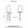 led pth 5mm verde encapsulamento hialino LI221PHGU20-FD