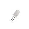 led pth 5mm vermelha encapsulamento branco leitoso l621l