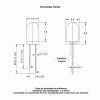led pth 5mm vermelha encapsulamento hialino L421HU30 UOR