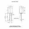 led pth 5mm vermelha encapsulamento hialino LI421HU20-FD