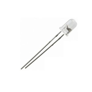 led pth 5mm vermelha encapsulamento hialino l421hu uor