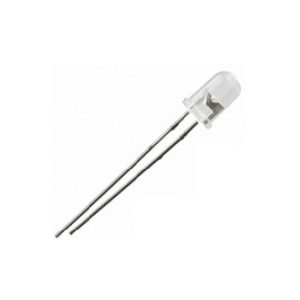 led pth 5mm vermelha encapsulamento hialino l421hu30 uorb