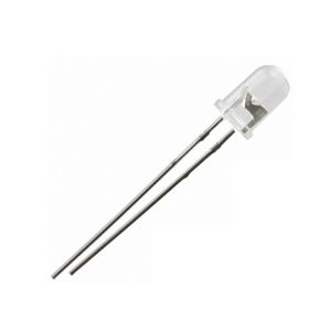 led pth 5mm vermelha encapsulamento hialino l621h