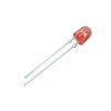 led pth 5mm vermelha encapsulamento vermelho semi difuso com stopper l2411ovsd uorb h2