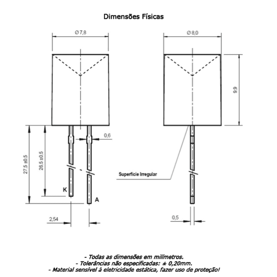 led-pth-8mm-branca-fria-conico-encapsulamento-hialino-LI2001WHU-1012 led pth 8mm branca fria conico encapsulamento hialino LI2001WHU-1012