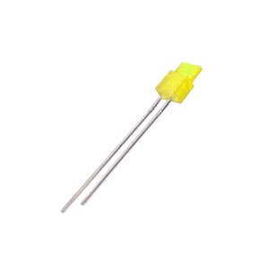 led pth retangular amarela encapsulamento amarelo difuso l2381
