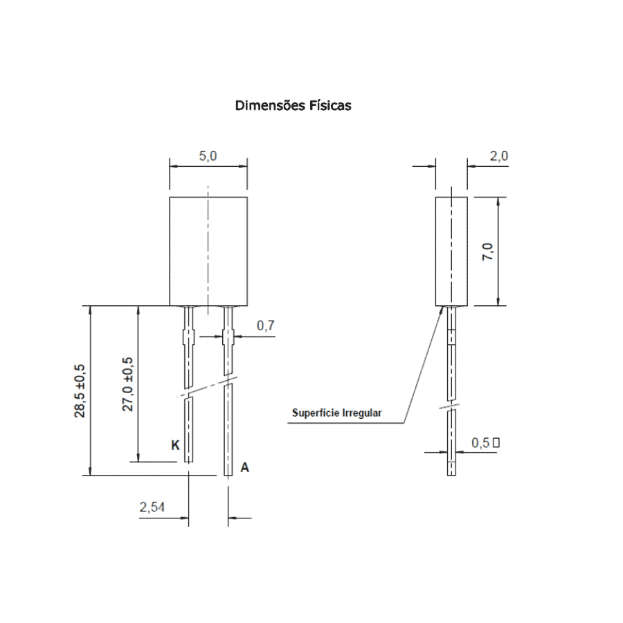led-pth-retangular-vermelha-encapsulamento-hialino-L2461HU-URS led pth retangular vermelha encapsulamento hialino L2461HU URS