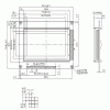 display lcd 128x64 pontos backlight branco 93x70x13,6mm WG12864A-TMI
