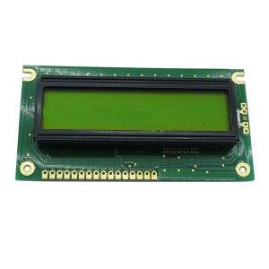display lcd 16 caracteres 2 linhas backlight verde 84x44x13,2mm WH1602A-YYH-JT#