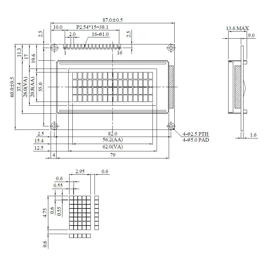display-lcd-16-caracteres-4-linhas-backlight-branco-87x60x13,6mm-WH1604A-TMI-JT display lcd 16 caracteres 4 linhas backlight branco 87x60x13,6mm WH1604A-TMI-JT