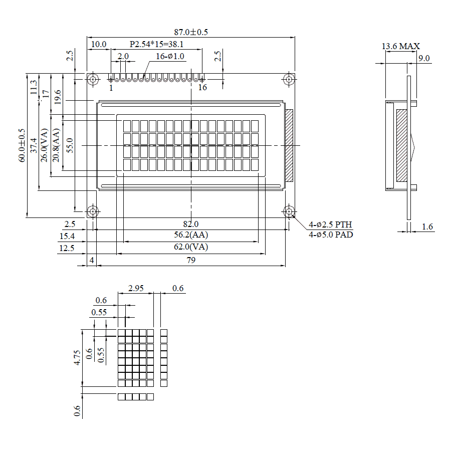 display-lcd-16-caracteres-4-linhas-backlight-branco-87x60x13,6mm-WH1604A-TYH-JTV display lcd 16 caracteres 4 linhas backlight branco 87x60x13,6mm WH1604A-TYH-JTV