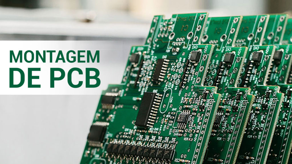 montagem de pcb