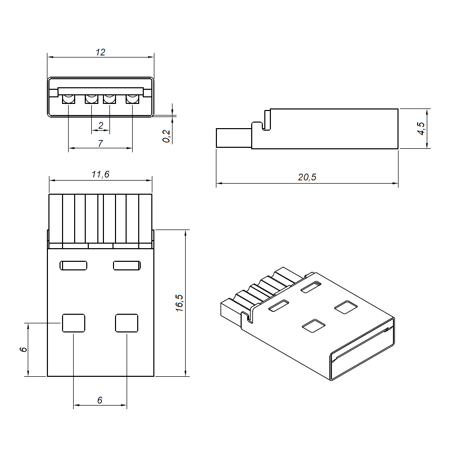 conector-usb-tipo-a